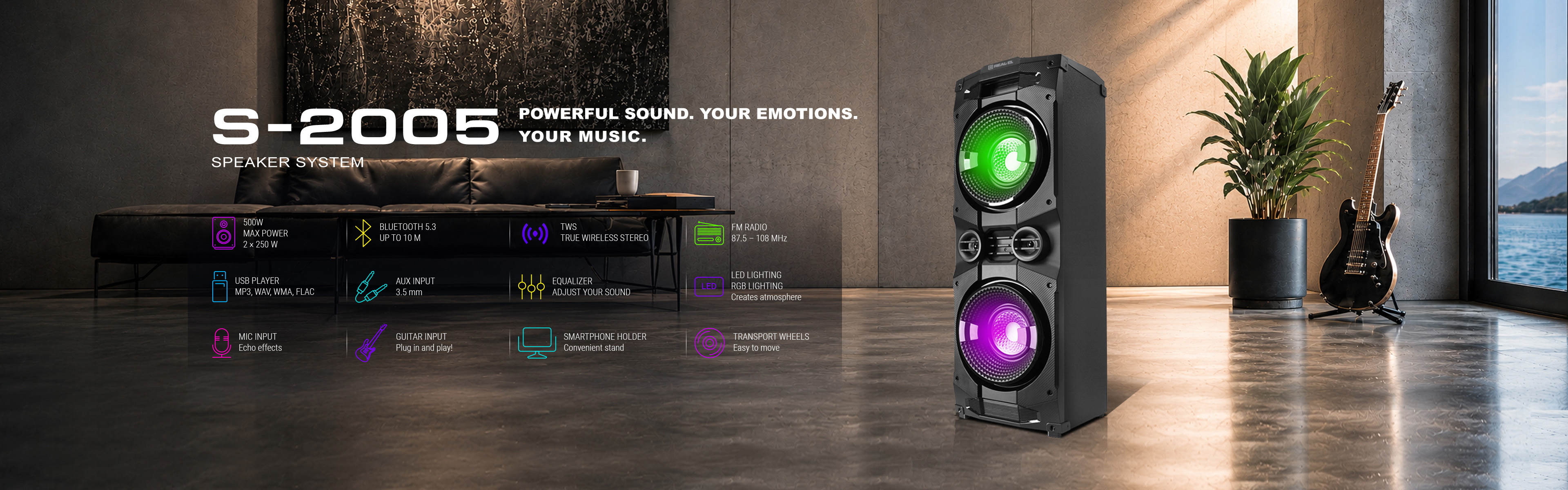 REAL-EL home theaters